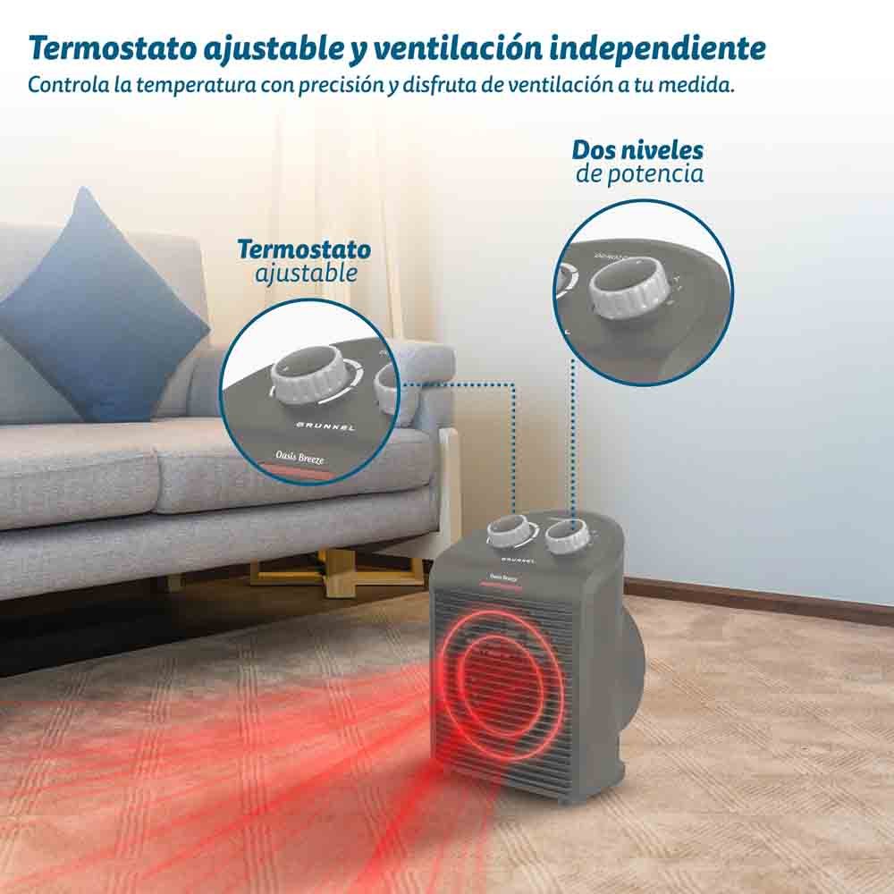 Calentador Grunkel 2000w Blanco Wb-2000plusbl