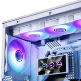 K Phanteks Glacier One 360m25 Lcd Aio-Wasserkühlung, 6-Zoll-Display - 360mm, Weiss