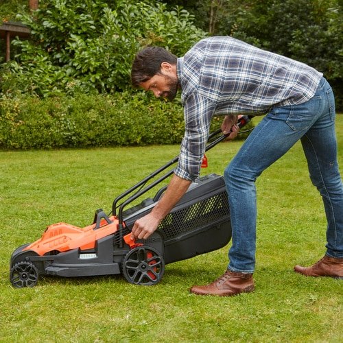 EAN 5035048682852 - Black & Decker BEMW481ES Cortacésped manual Corriente alterna Naranja imagen 9