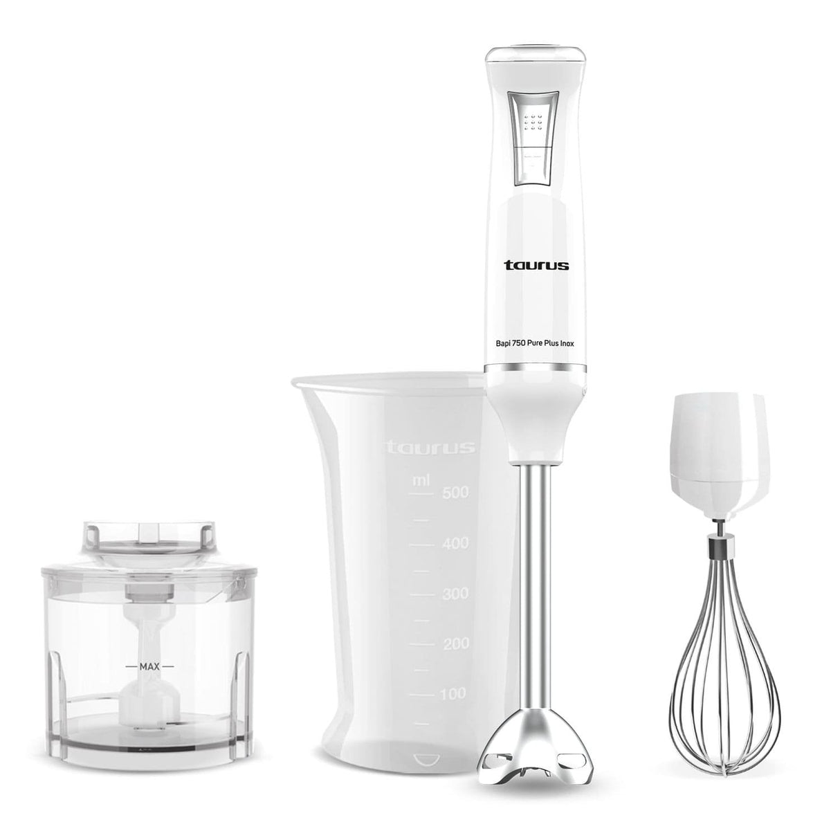 Batidora De Mano Taurus 916396000 Bapi 750 Pure Plus Inox