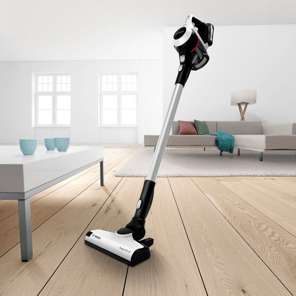 Aspiradora Bosch Serie 6 Bcs61113 Escoba Eléctrica Aspiradora Escoba 2 En 1 Batería Secar Sin Bolsa Blanco