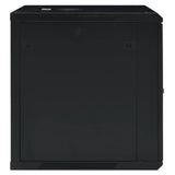 Armario Rack Mural 19" Phasak 15u   600x600 Negro + Ventilacion/Luz Azul