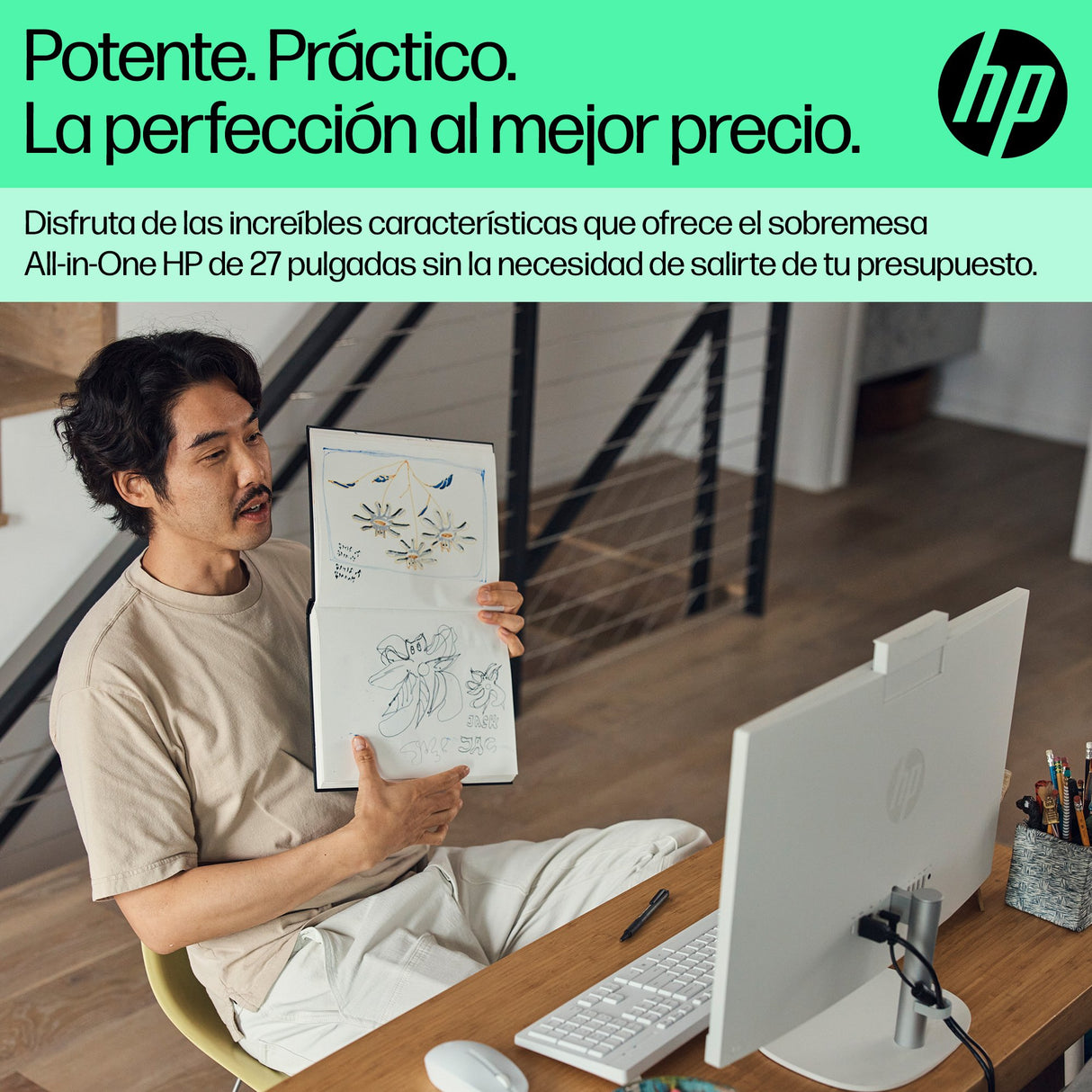 EAN 0198990107509 - HP 27-cr0065ns Intel® Core™ i5 i5-1335U 68,6 cm (27") 1920 x 1080 Pixeles PC todo en uno 16 GB DDR4-SDRAM imagen 6