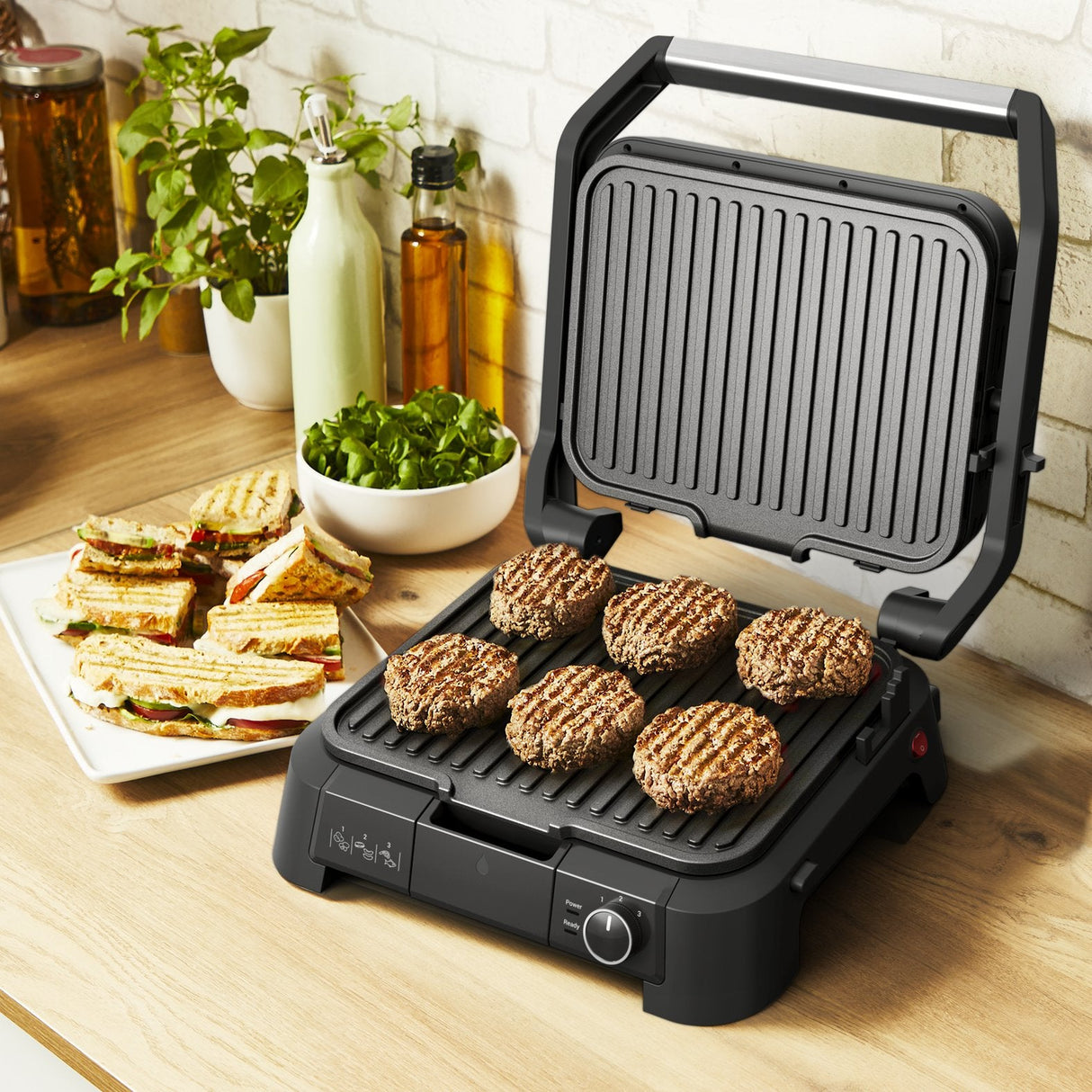 Parrilla Eléctrica  Tefal Supergrill 3-In-1 Gc510de0  De Contacto