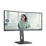 Monitor Aoc 86 0cm 34" Cu34p3cv 21:09 Hdmi+Dp+Usb-C Va Curved Retail