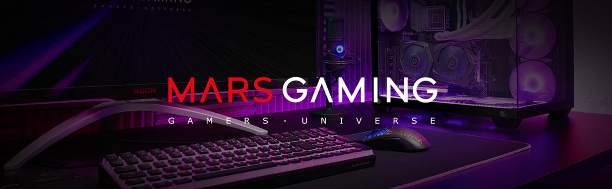 Pack Gamer 3en1 (Calvier/Ratón/Tapis) Mars Gaming Mcpwtkl (Blanco)