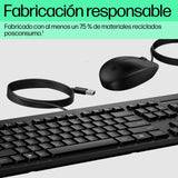 EAN 0195161119019 - HP 225 Wired Mouse and Keyboard Combo teclado Ratón incluido USB Negro imagen 5