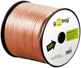 Bobina De 100 Metros Cable Altavoz Transparente 2x4.00mm Cca-Pvc  Cpr Eca Goobay