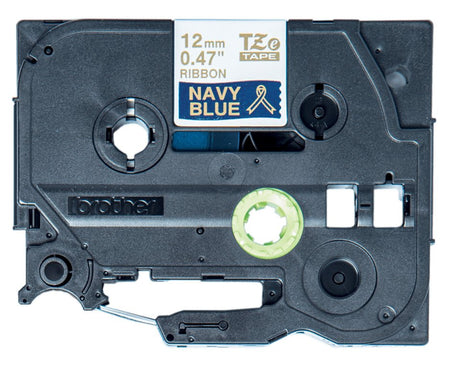 EAN 4977766770439 - Brother TZE-RN34 cinta para impresora de etiquetas Oro sobre azul marino imagen 3