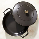 Staub Brter Chistera 28 Cm Schwarz, Gusseisen