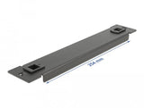 Delock 66576 Cubierta Ciega Sin Herramientas Para Gabinete De Red 1u Negro De 10?