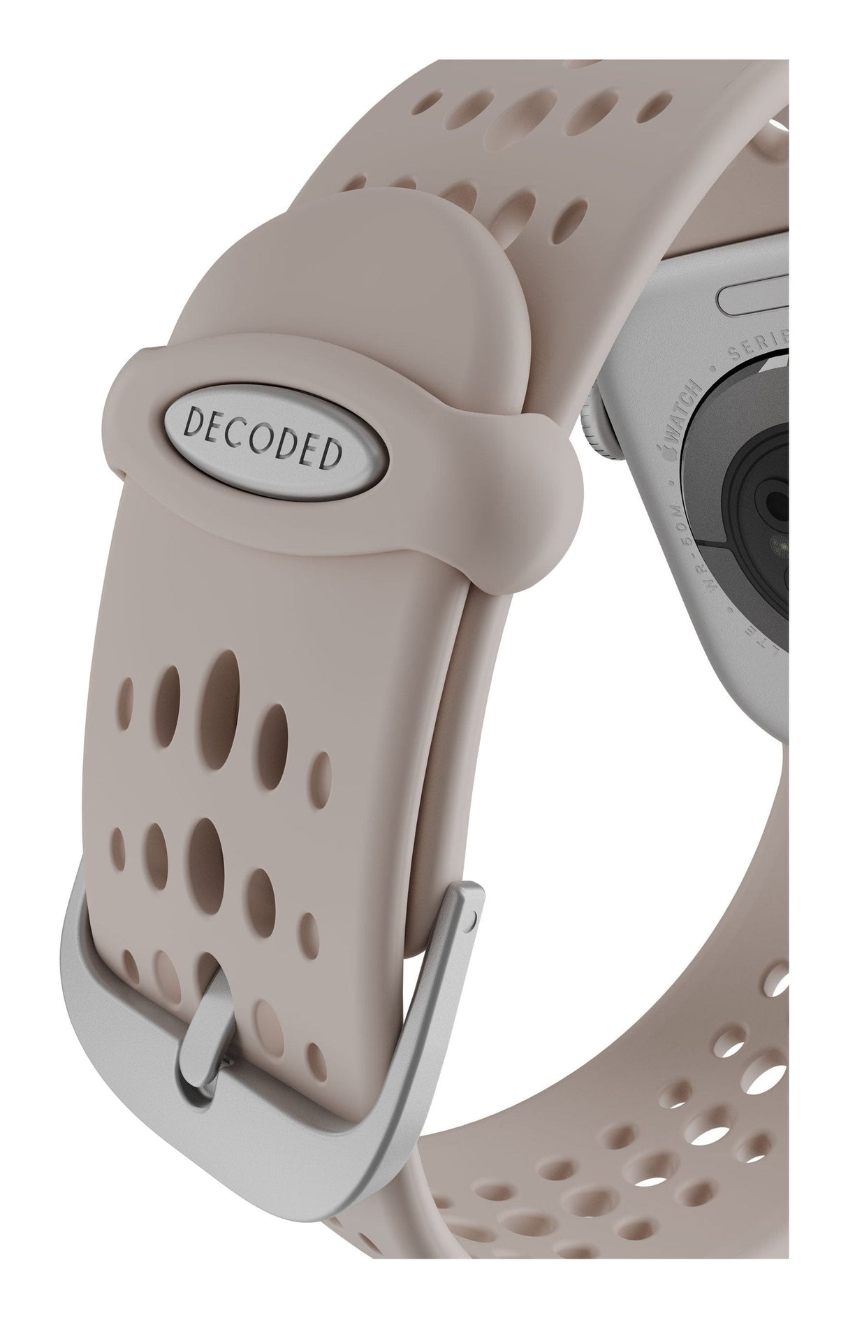 Decoded Silicone Ares O Strap For Apple Watch 40/42mm Clay