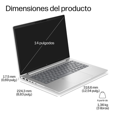 EAN 0826581572671 - HP EliteBook 6 G2i 14 inch Notebook AI PC Wolf Pro Security Edition Intel Core 5 Portátil 35,6 cm (14") W imagen 8