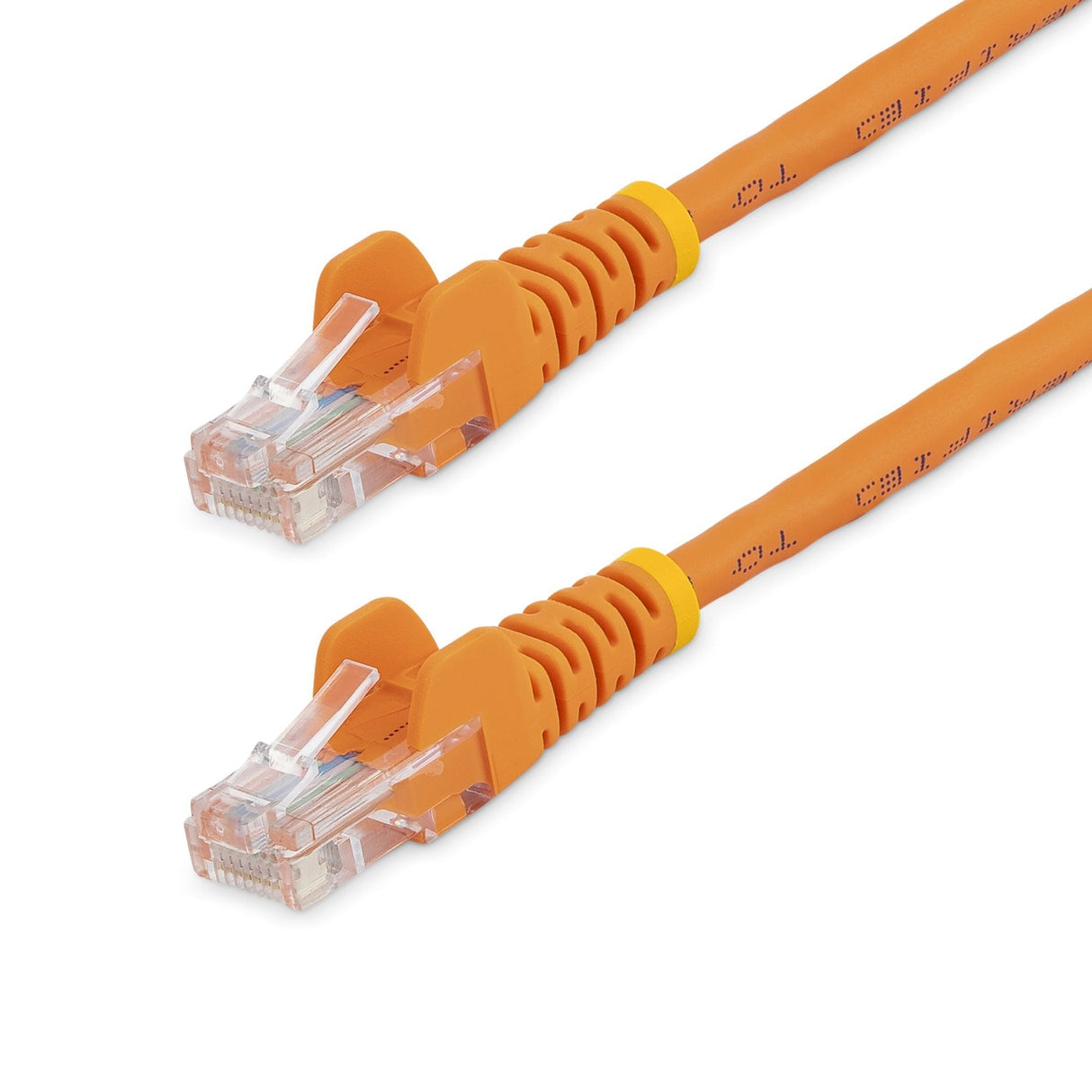 Cable De Red 7m Naranja Cat5e  Cabl Ethernet Sin Enganche