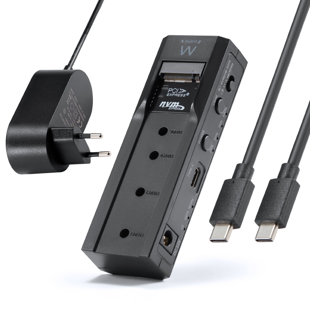 EAN 8052101435146 - Ewent EW7065 caja para disco duro externo Carcasa de disco duro/SSD Negro 2.5/3.5" imagen 1