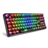 Sharkoon Crystal Shark, Teclado De Juegos Negro, De-Layout, Ktt 4044951040124