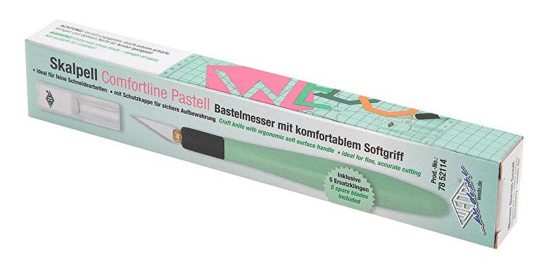 Wedo Skalpell Comfortline Verde Menta Incl. 5 Cuchillas De Repuesto