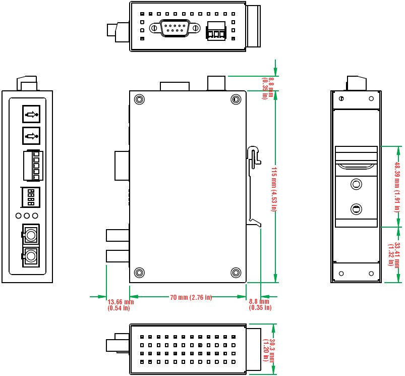 Icf-1150-S-Sc Icf-1150-S-Sc, Db9f, 15kv 43441