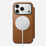 Nomad Modern Leather Folio Iphone 17 Pro English Tan