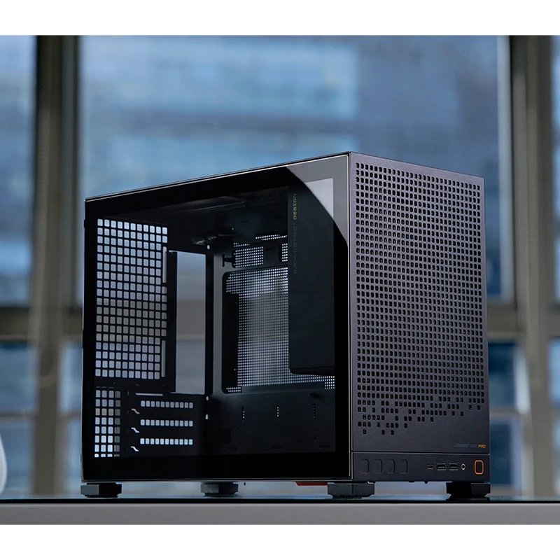Jonsbo D32 Pro Negro Pc-Gehäuse, Mini-Gehäuse, Matx, Tempered Glass - Schwarz