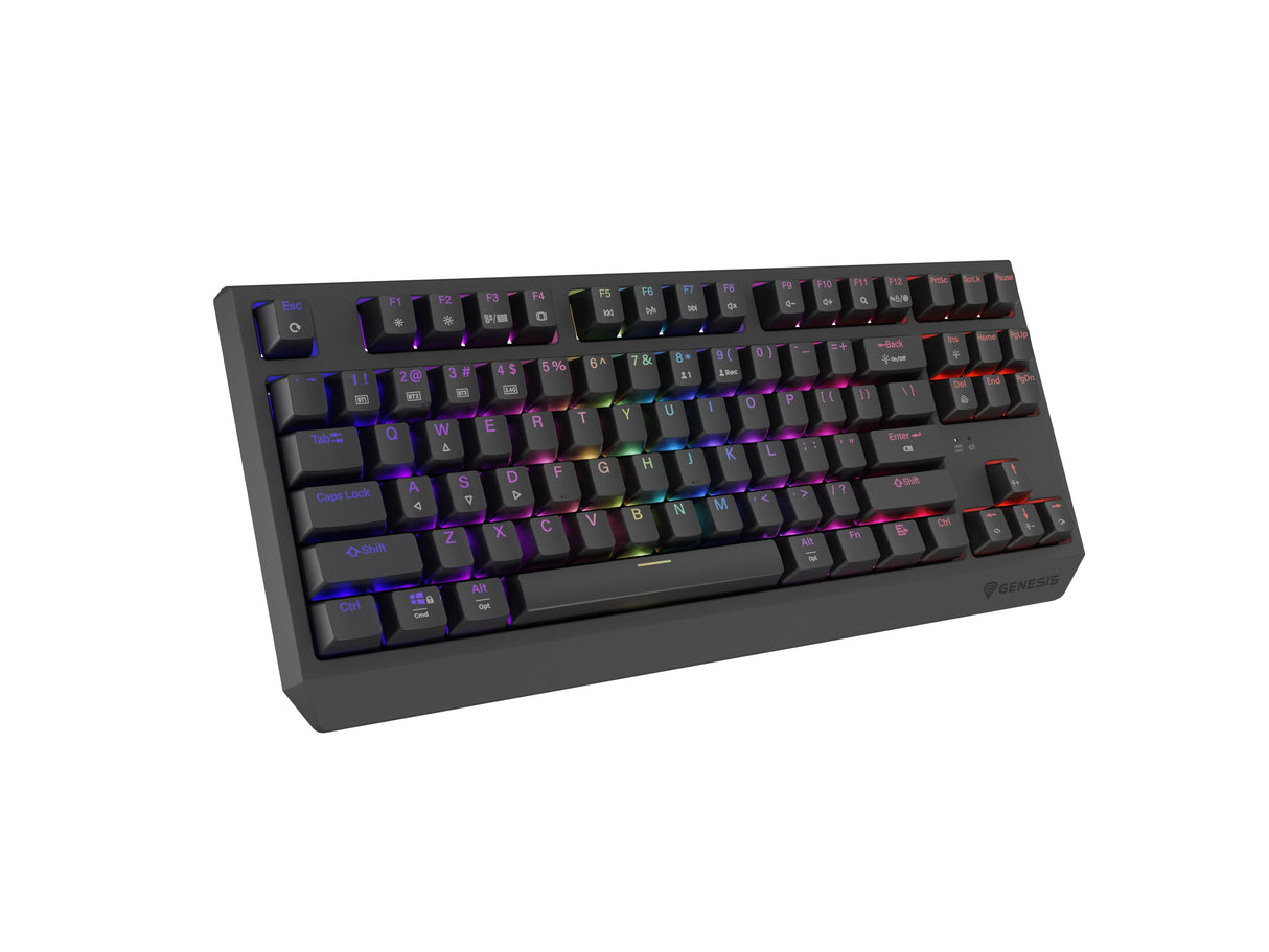 Genesis Thor 230 Tkl Wireless Czarna Rgb Outemu Red