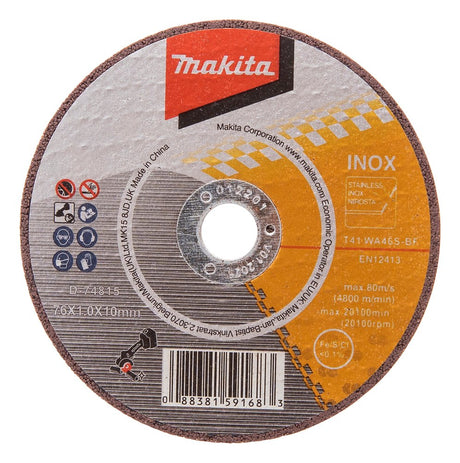 EAN 0088381591690 - Makita D-74815-5 accesorio para amoladora angular imagen 1