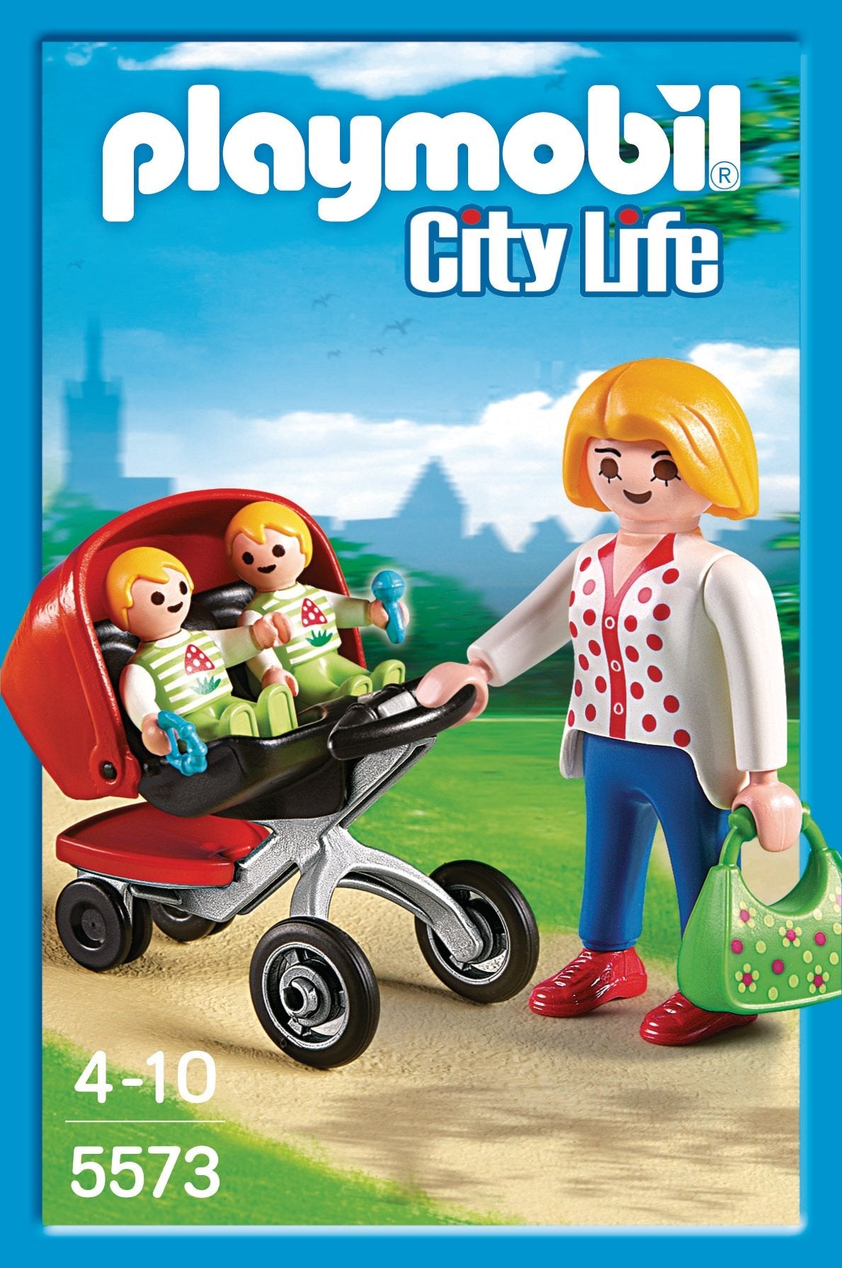 Playmobil Mama Con Carrito De Gemelos