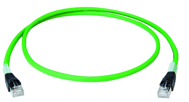 Latiguillo Telegärtner Pur Cat.6a Stx Rj45-Rj45 Cc Verde 0.5m