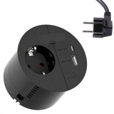 Bachmann Loop In Charge Cee7 3 Usb-A C 22w, Zuleitung 2,0m H05vv-F3g1,5mm Durchfrg.