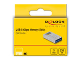 Delock 54006 Usb 5 Gbps Lápiz De Memoria 256 Gb - Carcasa De Metal