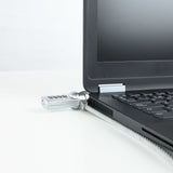 Tooq Cable De Seguridad Universal Con Combinacion Para Portatiles - Bloqueo De 4 Digitos - Acero 4.5mm - Longitud 1.50m