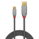 Cable 0.5m  Usb 2.0 Type A To  Micro-B  Cromo Line