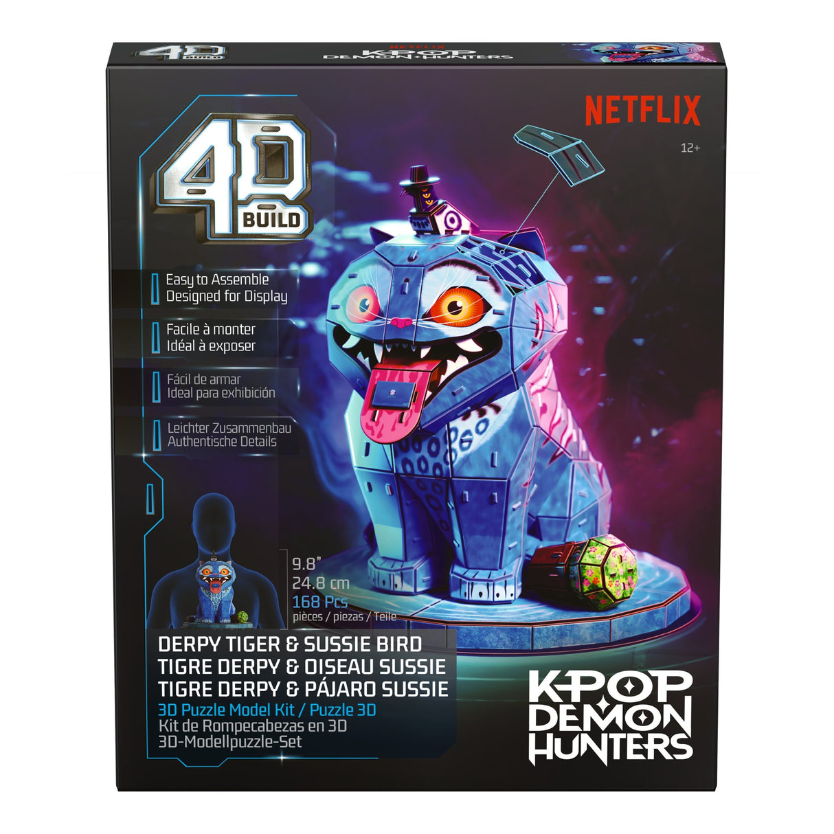 Spinmaster 4d Build - K-Pop Demon Hunters - Derpy Tiger Und Sussie Vogel  6077589