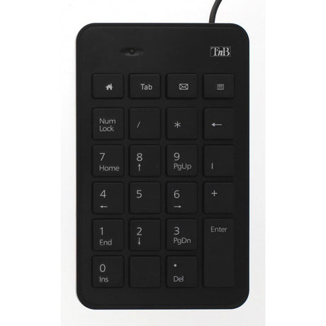 EAN 3303170026106 - T'nB MPV1 teclado numérico Portátil USB Negro imagen 2