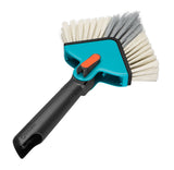Gardena 3634-20 Escoba Exterior Negro, Azul, Naranja Cerda Dura