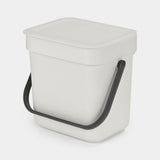 Brabantia Sort & Go Cubo De Basura Gris Claro 3 L