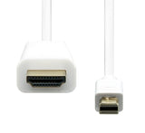 EAN 5714590105407 - ProXtend MDP1.2-HDMI-003W adaptador de cable de vídeo 3 m Mini DisplayPort Blanco imagen 2