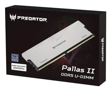 EAN 6955914618527 - Predator PALLASII-64GB-6000-2R8-2X módulo de memoria 2 x 32 GB DDR5 6000 MT/s 288-pin DIMM imagen 15