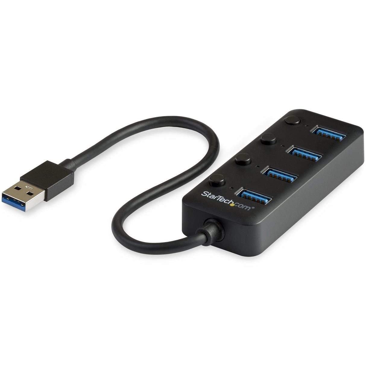 EAN 0065030874243 - StarTech.com HB30A4AIB hub de interfaz USB 3.2 Gen 1 (3.1 Gen 1) Type-A 5000 Mbit/s Negro imagen 1
