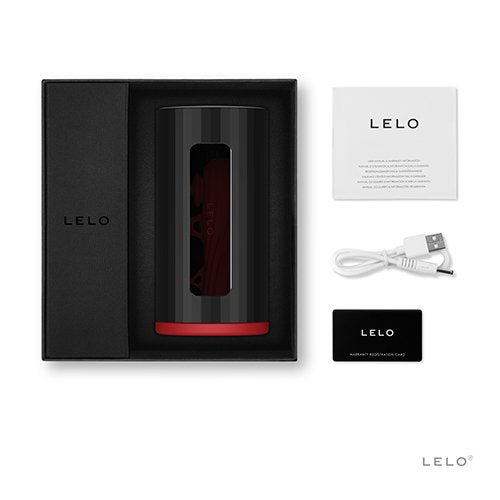 Lelo - F1s V2 Masturbador Con Tecnologia Sdk Rojo - Negro