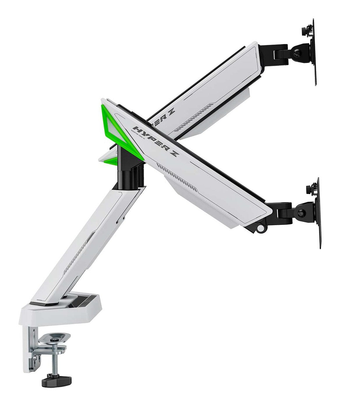 EAN 8435739902585 - AISENS DT38TSR-345 soporte para monitor 96,5 cm (38") Escritorio Negro, Blanco imagen 3