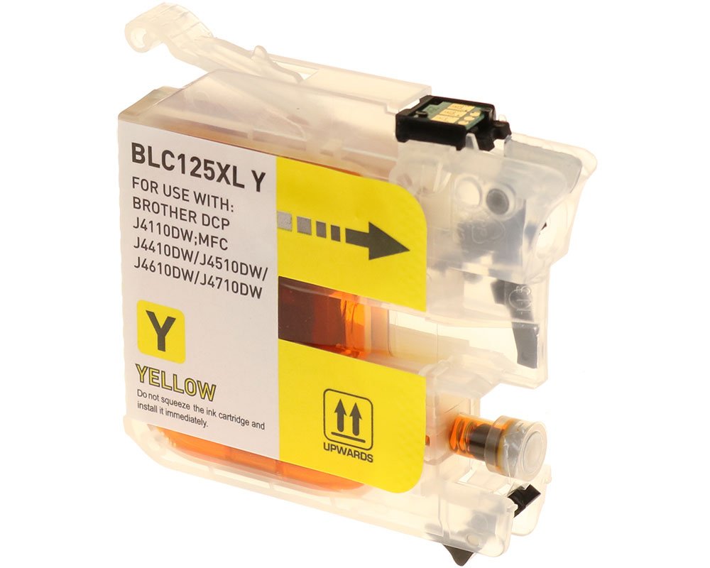 G&G Tintencartucho Compatible Con Brother Lc-125xly Amarillo