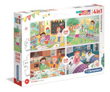 Puzzle Un Buen Dia 2x20pzs 2x60pzs