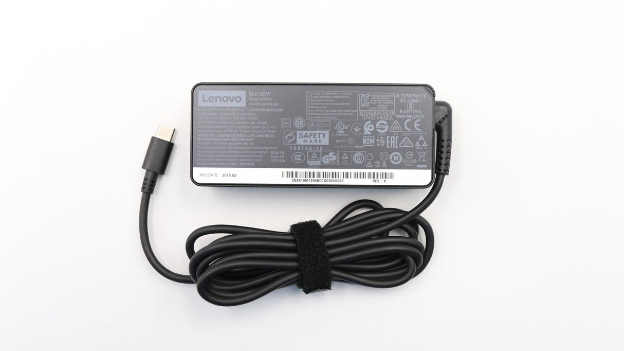 EAN 5711783873631 - Lenovo FRU01FR030 adaptador e inversor de corriente Interior 65 W Negro imagen 2