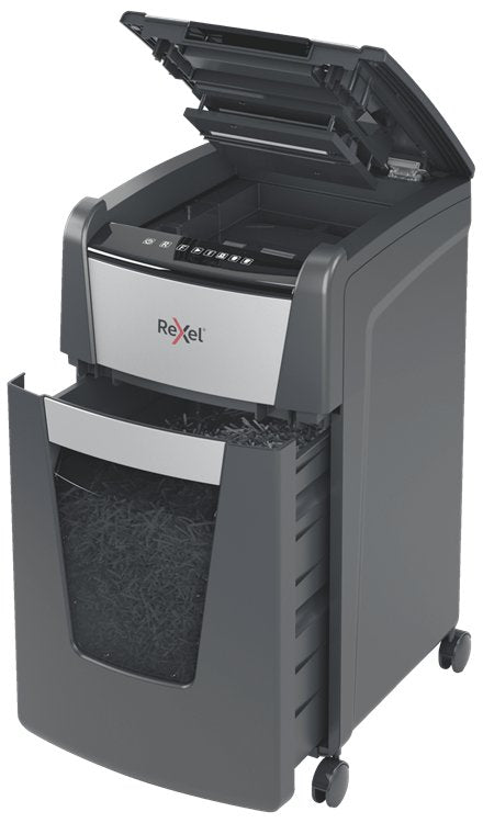 EAN 5028252613927 - Rexel AutoFeed+ 225M triturador de papel Microcorte 55 dB 23 cm Negro, Gris imagen 4