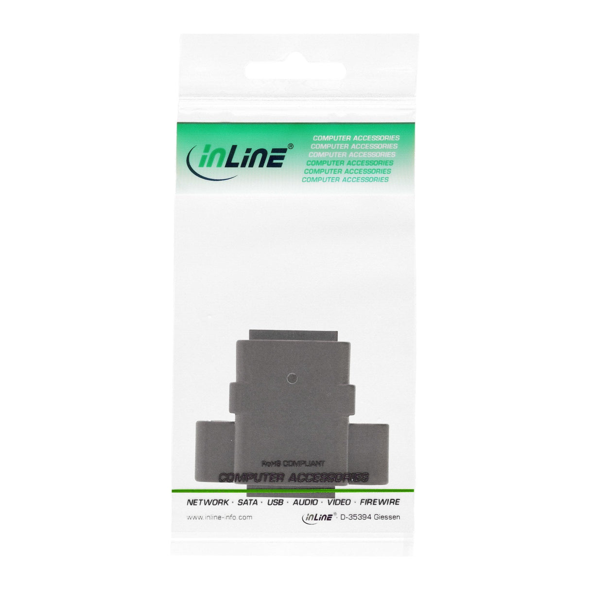 Acoplamiento De Cable De Red Inline Utp 2x Rj45 Hembra Para Instalación