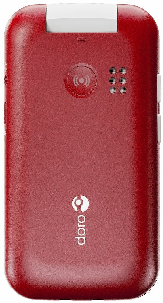 Doro 2880 4g, Grosstastenklapphandy, Rojo (Ohne Netzteil)