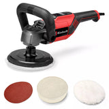Einhell Poliermaschine Und Schleifmaschine Cc-Po 1100/150 Ce (Rojo/Negro, 1.100 Watt, Schleifscheibe Ø 150mm) 2093250