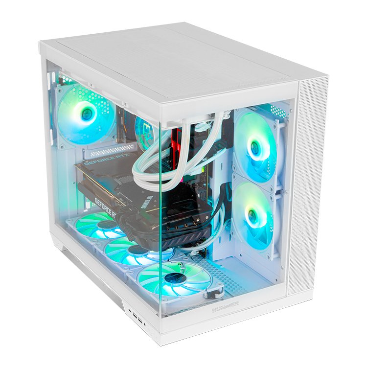 EAN 8436587974878 - NOX Hummer Astra Neo White Midi Tower Blanco imagen 3