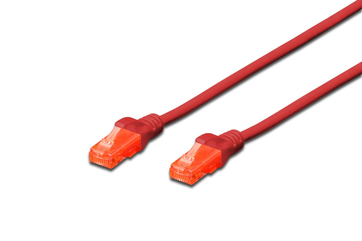 EAN 4016032315841 - Digitus DK-1614-010-R cable de red Rojo 1 m Cat6 U/UTP (UTP) imagen 1